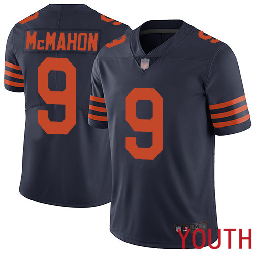 Chicago Bears Limited Navy Blue Youth Jim McMahon Jersey NFL Football #9 Rush Vapor Untouchable->women nfl jersey->Women Jersey